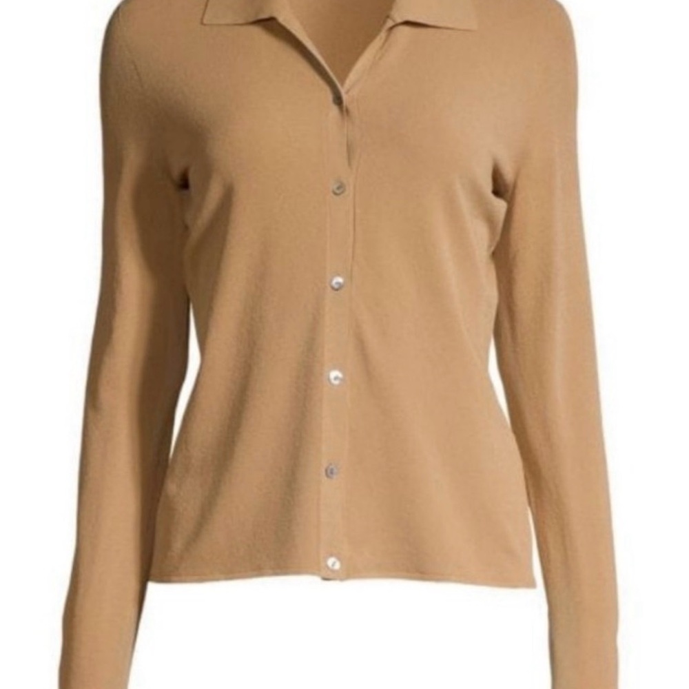 Vince Tan Cardigan Sweater
